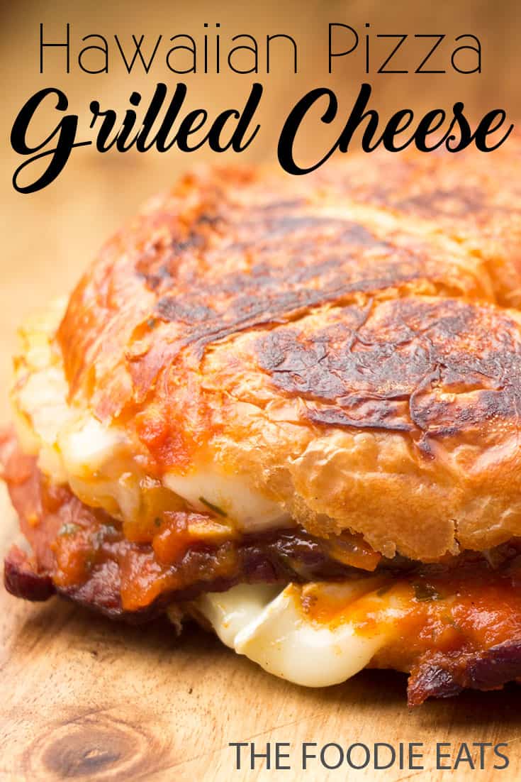 Leftover Ham Recipe - Hawaiian Pizza Grilled Cheese Sandwich | The ...