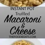 Pressure Cooker Macaroni and Cheese | The Foodie Eats