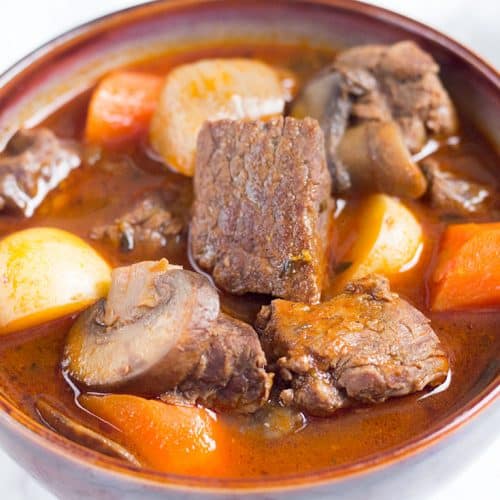 Pressure Cooker Beef Stew | The Foodie Eats