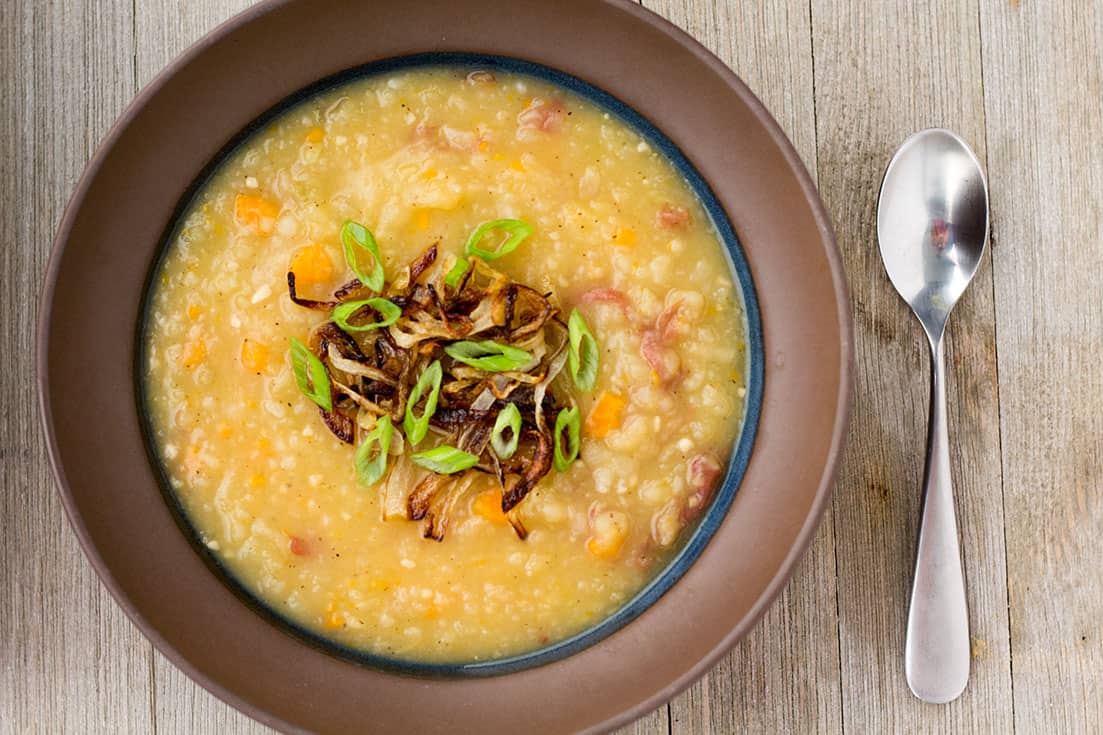 Instant Pot Vegan Potato Soup | The Foodie Eats