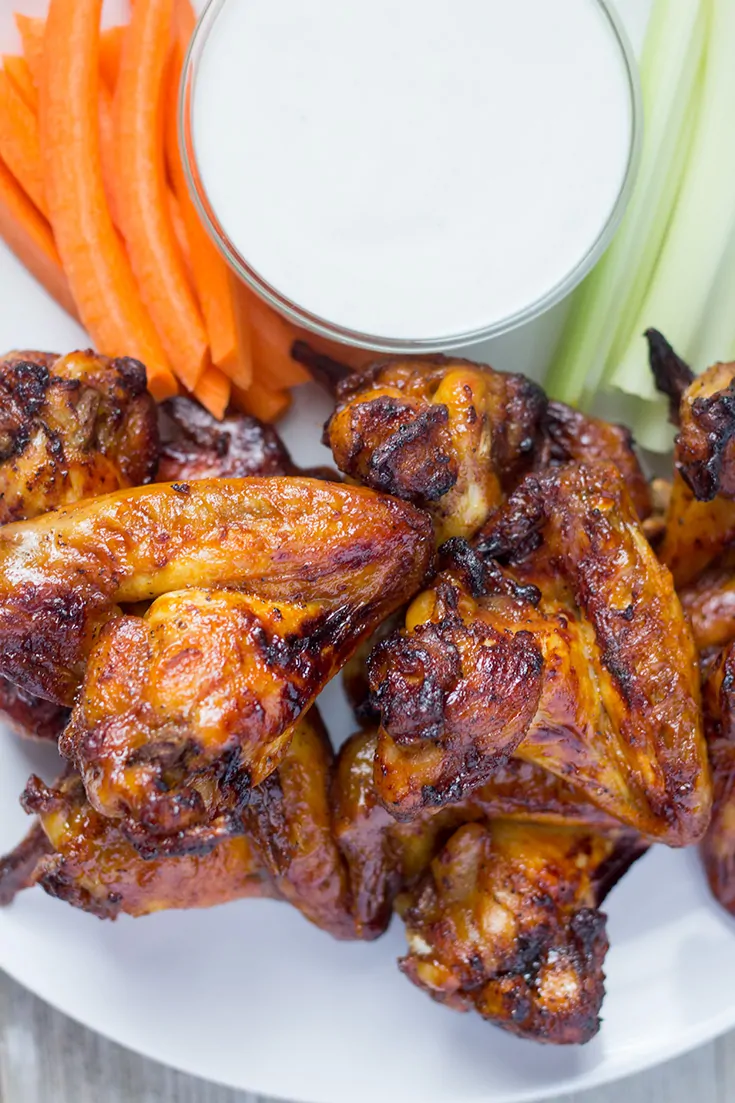 Air Fryer Chicken Wings - Spicy, Sweet & Savory | The Foodie Eats