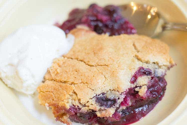 Easy Blueberry Cobbler with Grand Marnier | The Foodie Eats