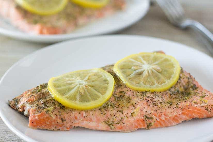 Instant Pot Salmon with Lemon, Pepper & Dill | The Foodie Eats