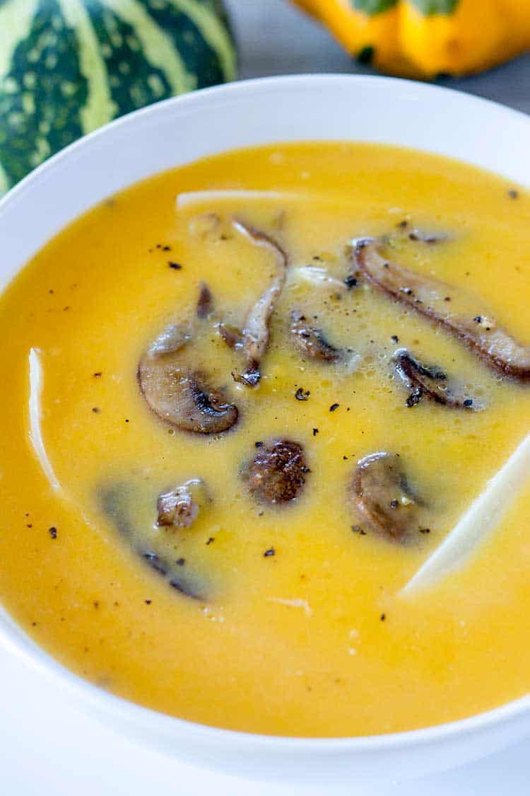 Instant Pot Butternut Squash Soup | The Foodie Eats