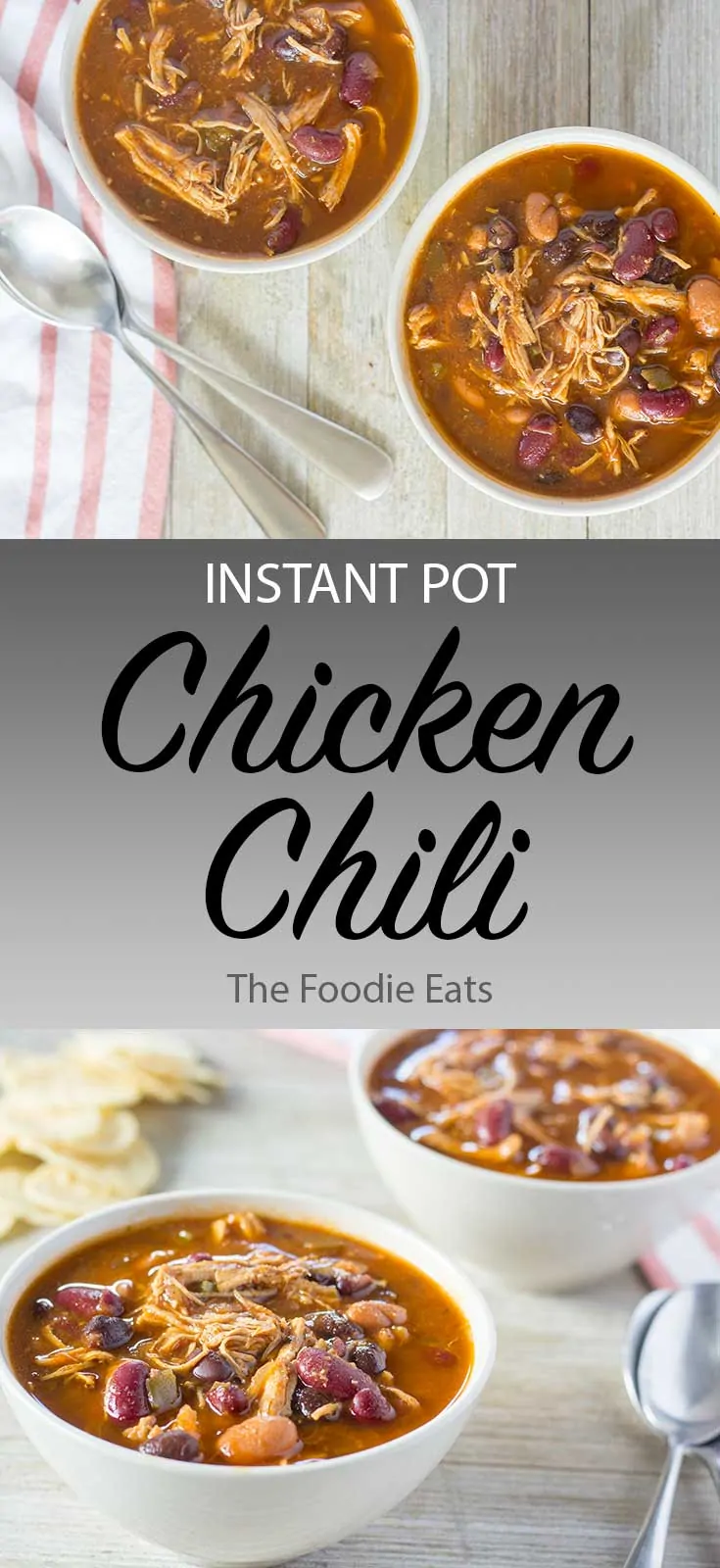Instant Pot Chicken Chili Dump and Start The Foodie Eats