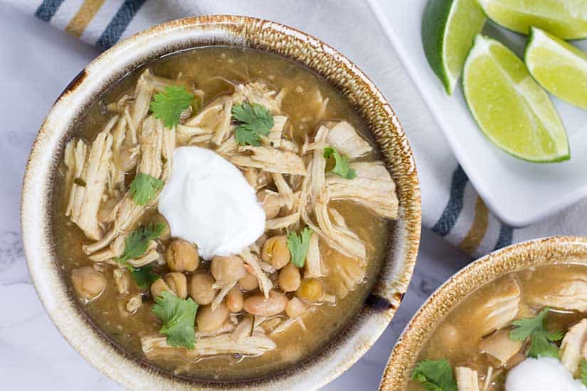 Instant Pot White Chicken Chili | The Foodie Eats