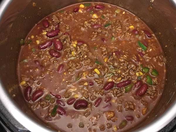 Pressure Cooker Chili - The Foodie Eats
