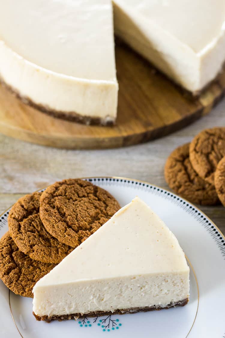 Gingerbread Cheesecake in the Instant Pot - The Foodie Eats