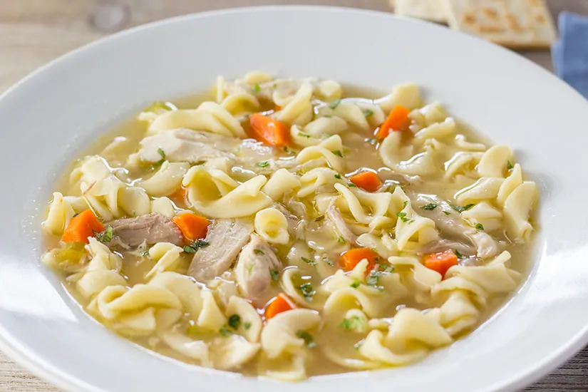 Instant Pot Chicken Noodle Soup | The Foodie Eats