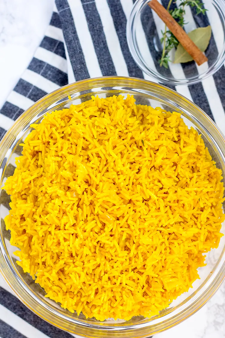 Pressure Cooker Yellow Rice | The Foodie Eats