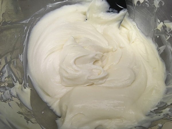 Cheesecake batter.