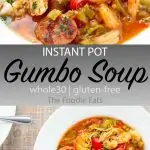 Gumbo soup image for Pinterest.