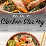 Instant Pot Chicken Stir Fry image for Pinterest