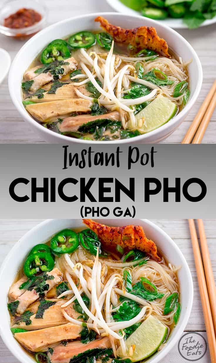 Instant Pot Chicken Pho (Pho Ga) - The Foodie Eats