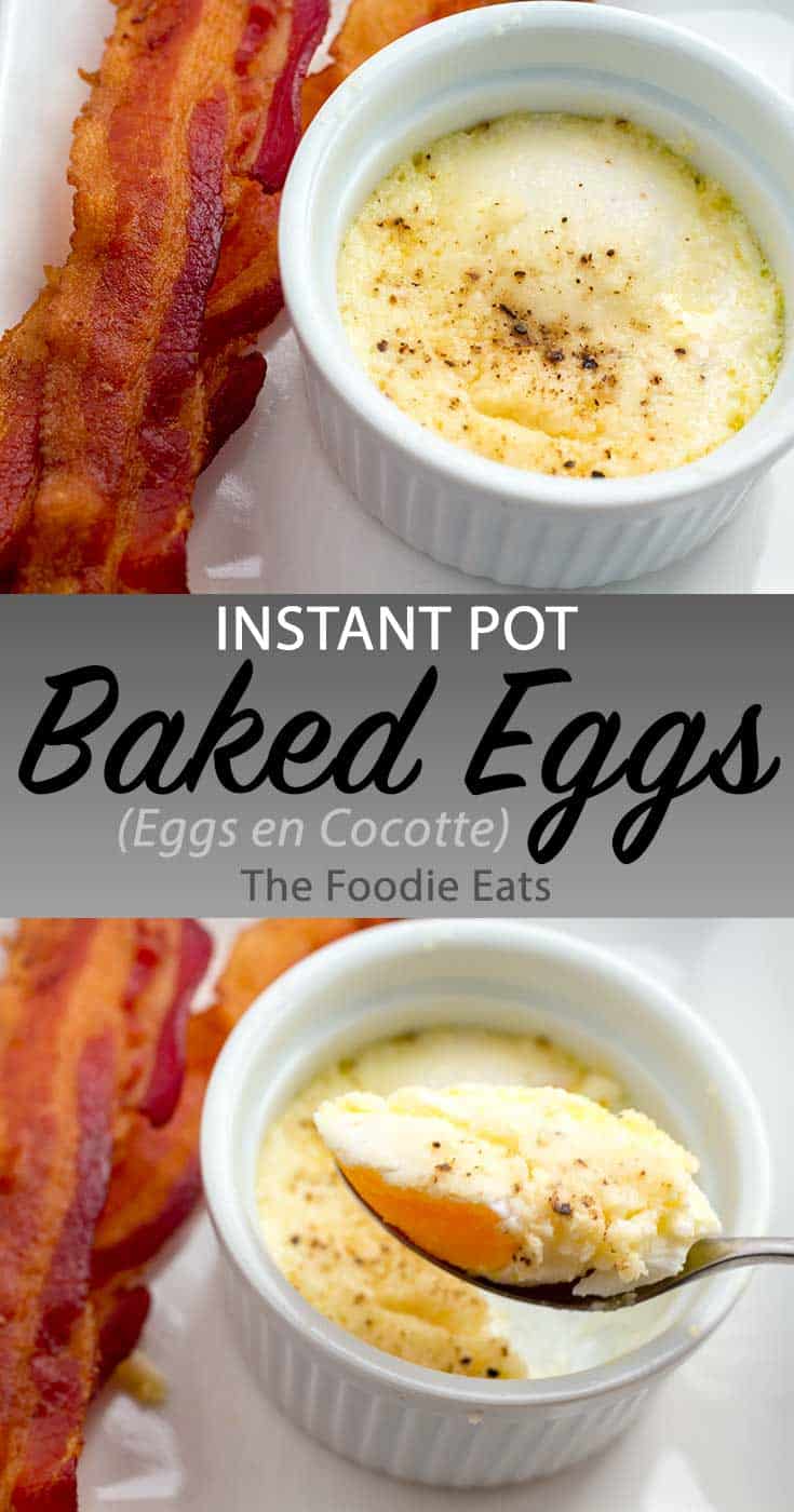 Eggs en Cocotte in the Instant Pot (French Baked Eggs) The Foodie Eats