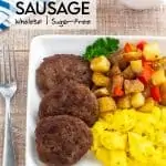 Homemade Italian Sausage Pinterest Image