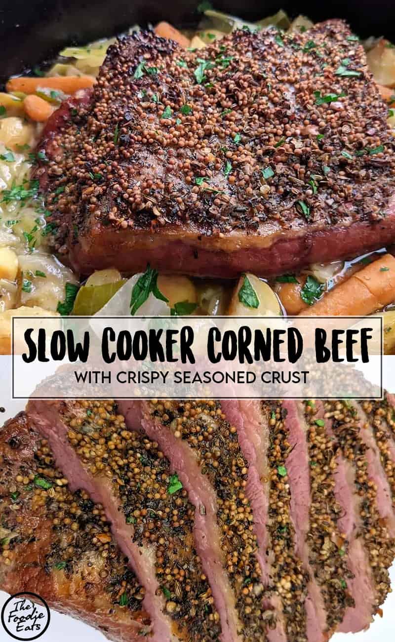 Slow Cooker Corned Beef with a Crispy Top