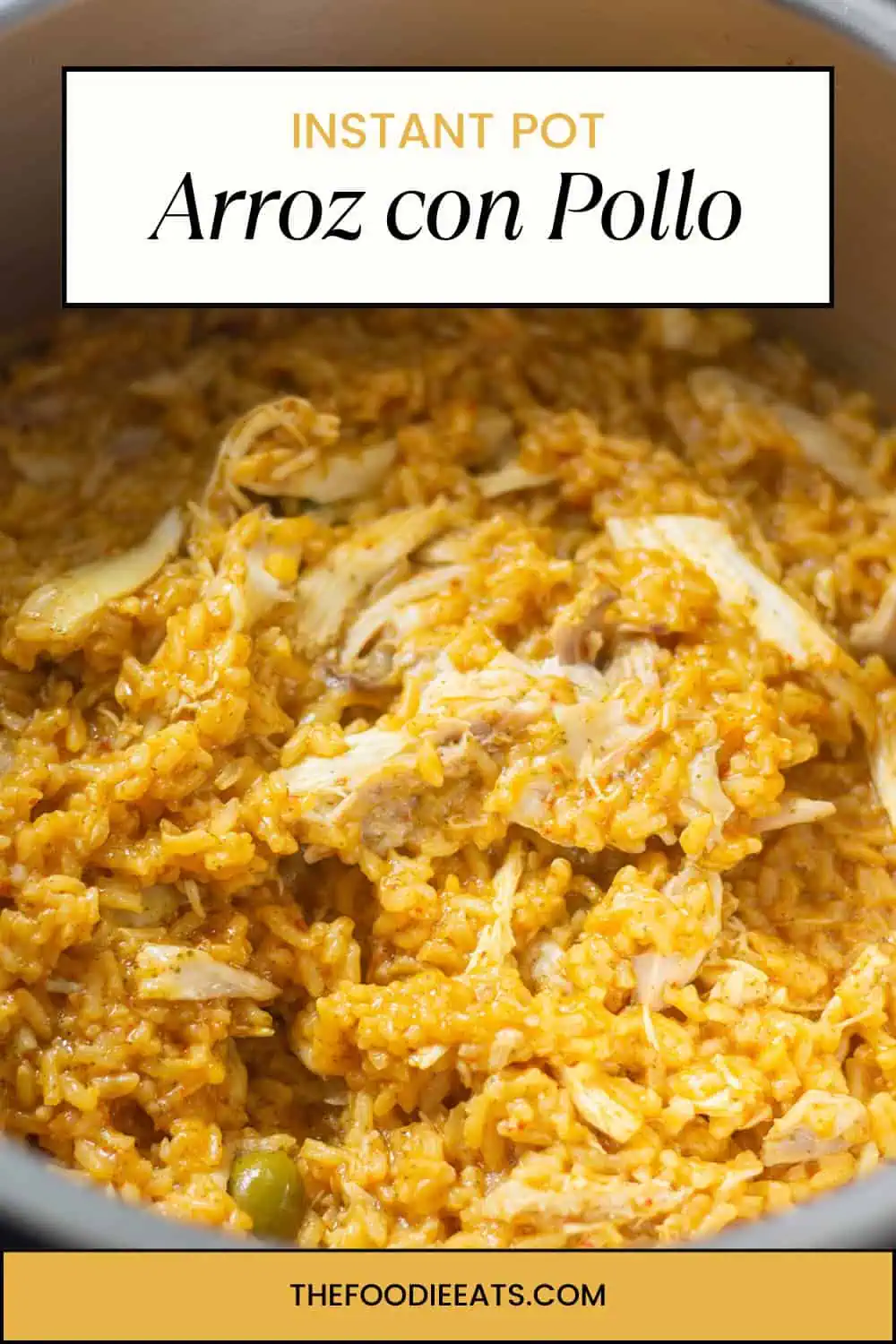 Instant Pot Arroz con Pollo