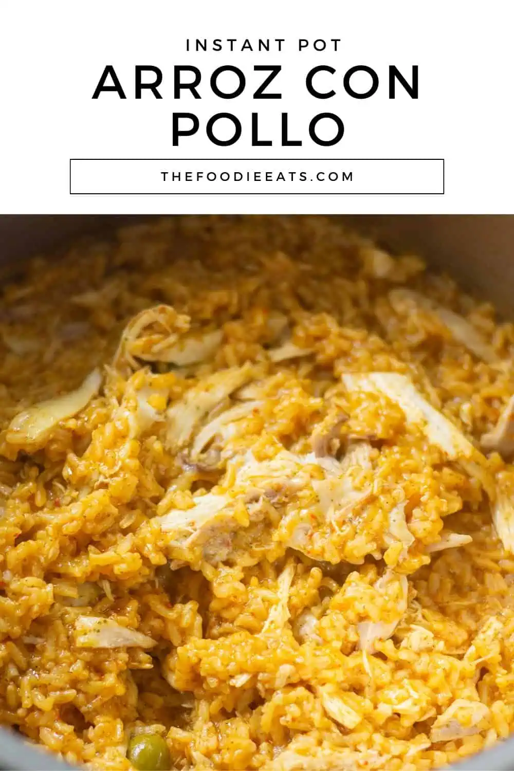 Instant Pot Arroz Con Pollo 