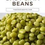 Instant Pot baby lima beans image for Pinterest.